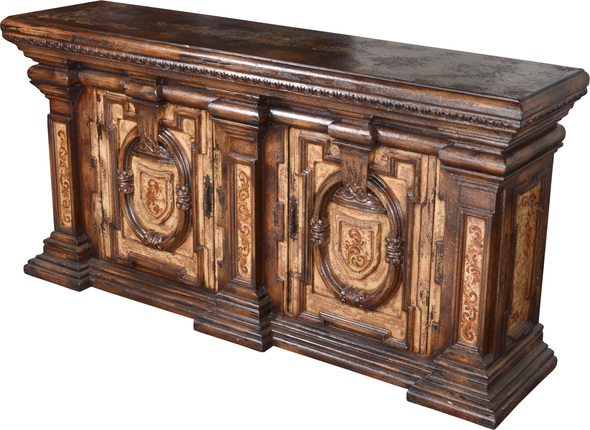 buffet console sideboard AFD Furniture/Chests And Cabinets Sienna, Brown, Multicolored