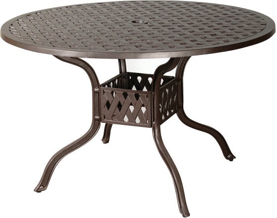patio furniture with fire pit table AFD Furniture Brown