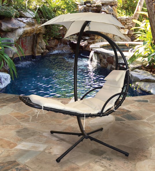 indoor outdoor table and chairs AFD Outdoor/Patio Beige , Black