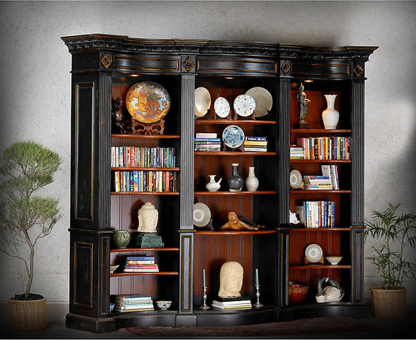 bookshelf for bedroom walls AFD Furniture/Chests And Cabinets Black