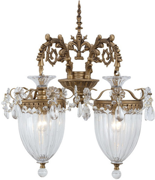 vintage wall sconce AFD Chandeliers/Other Lighting French Ecru, Crystal