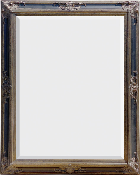 modern silver wall mirror AFD Mirrors Antique Gold, Black