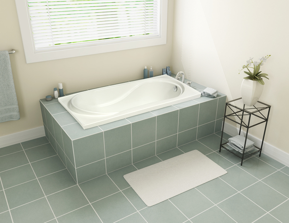 showers with bathtubs inside AandE Bathtubs Soaking Bath Tubs White High-gloss acrylic Contemporary-Modern