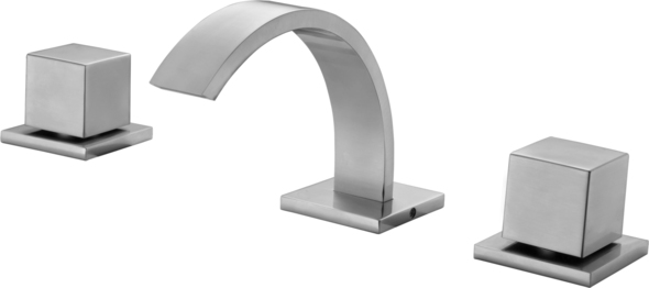 wall mounted tub spout with diverter Alfi Bathroom Faucet Brushed Nickel Modern