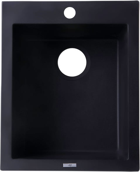installing undermount sink to quartz countertop Alfi Kitchen Sink Bar Sinks Black Modern