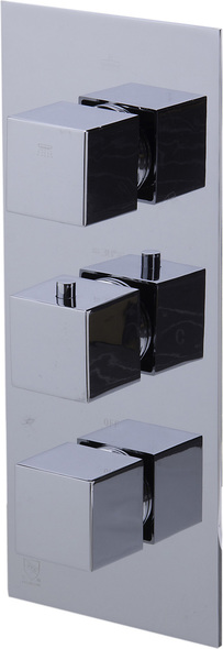 round shower ideas Alfi Shower Mixer Thermostatic Control Polished Chrome Modern