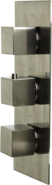 temperature controlled shower Alfi Shower Mixer Brushed Nickel Modern