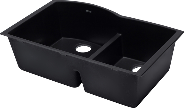 single bowl sink undermount Alfi Kitchen Sink Black Modern
