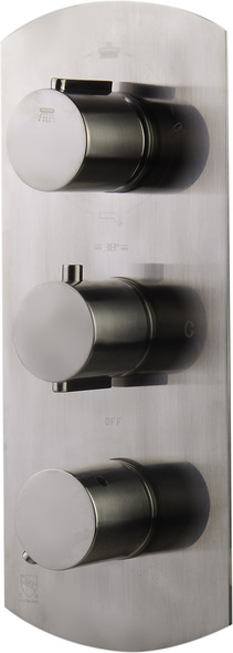 thermostatic shower unit Alfi Shower Mixer Brushed Nickel Modern