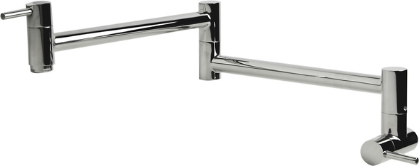 kitchen sink water spout Alfi Kitchen Faucet Polished Stainless Steel Modern