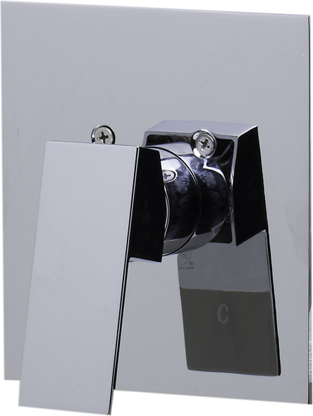 round thermostatic shower Alfi Shower Mixer Polished Chrome Modern