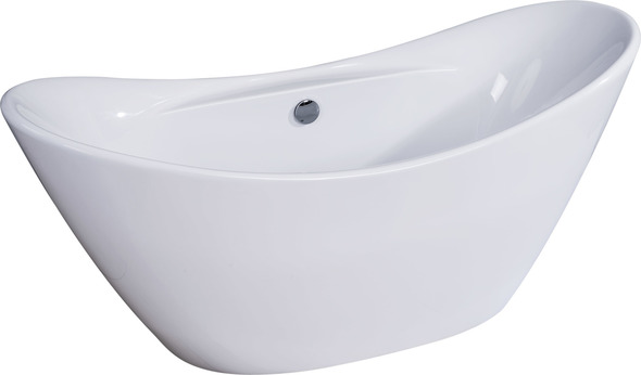 4 piece bathtub shower kit Alfi Tub White Modern