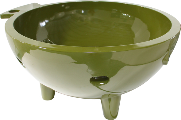 putting in a bathtub Alfi Tub Olive Green Modern
