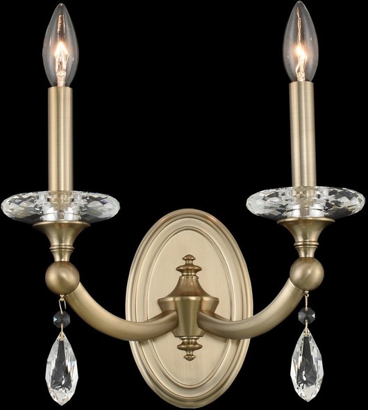 brushed nickel outdoor sconce Allegri Wall Sconce Firenze Clear Modern Classic