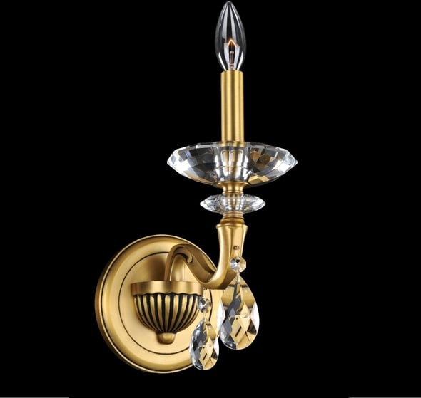Allegri Wall Sconce Wall Sconces Firenze Clear Traditional