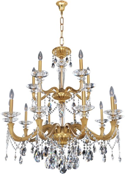 gold and crystal light fixture Allegri Chandelier Firenze Clear Traditional