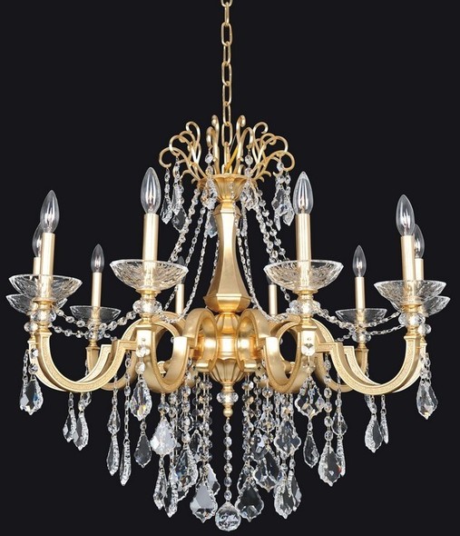glass crystal beads for chandeliers Allegri Chandelier Swarovski Elements Clear Traditional