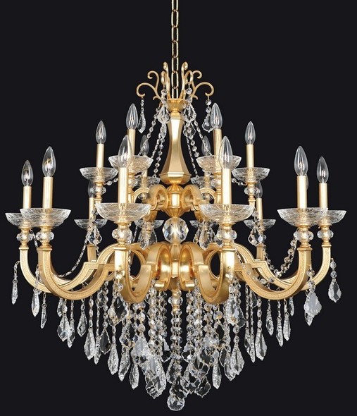 bedroom gold chandelier Allegri Chandelier Swarovski Elements Clear Traditional