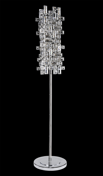dimmable wall sconce Allegri Floor Lamp Swarovski Elements Clear Art Deco