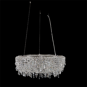hang lamp shade from ceiling Allegri Pendant Firenze Clear Transitional