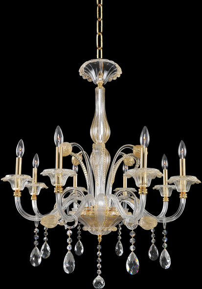 real crystal chandelier Allegri Chandelier Firenze Clear Classic