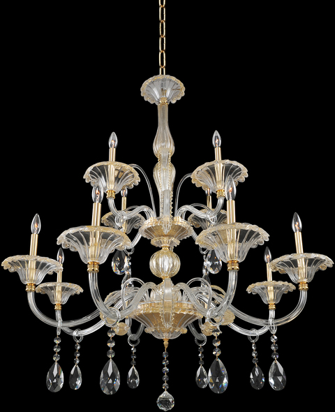crystal chandelier led light Allegri Chandelier Firenze Clear Classic