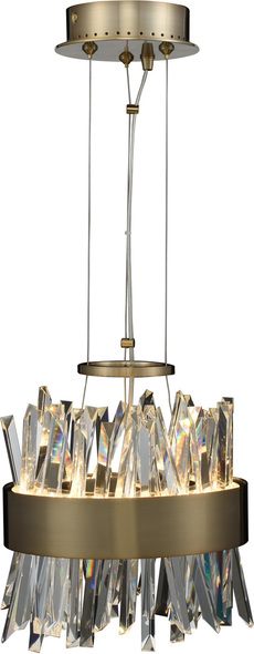 pendant light fixtures glass Allegri Mini Pendant Firenze Crystal Spears Contemporary