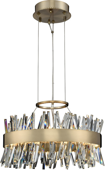 dimple light Allegri Pendant Firenze Crystal Spears Contemporary