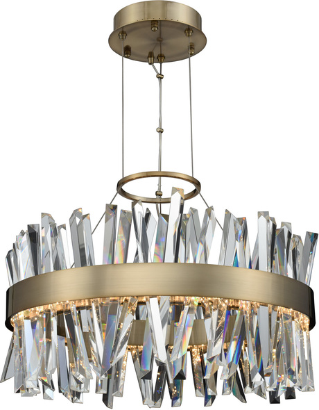 lights inside the ceiling Allegri Pendant Firenze Crystal Spears Contemporary