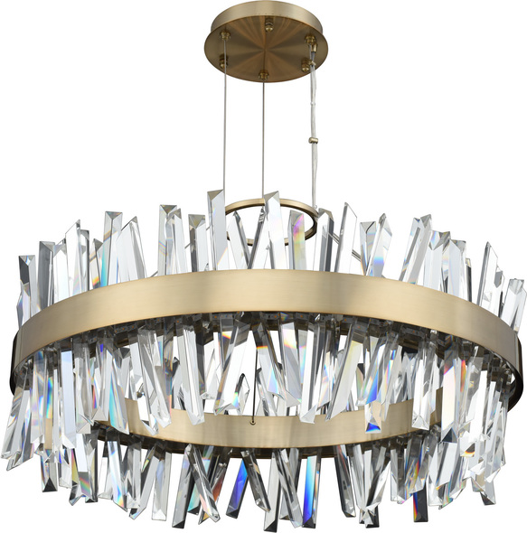 ceiling light design Allegri Pendant Firenze Crystal Spears Contemporary