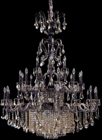 hanging crystal ceiling lights Allegri Chandelier Firenze Clear Traditional