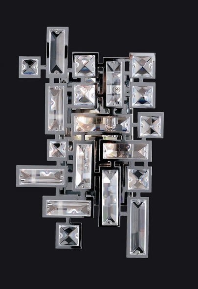 Allegri Wall Sconce Wall Sconces Firenze Clear Art Deco