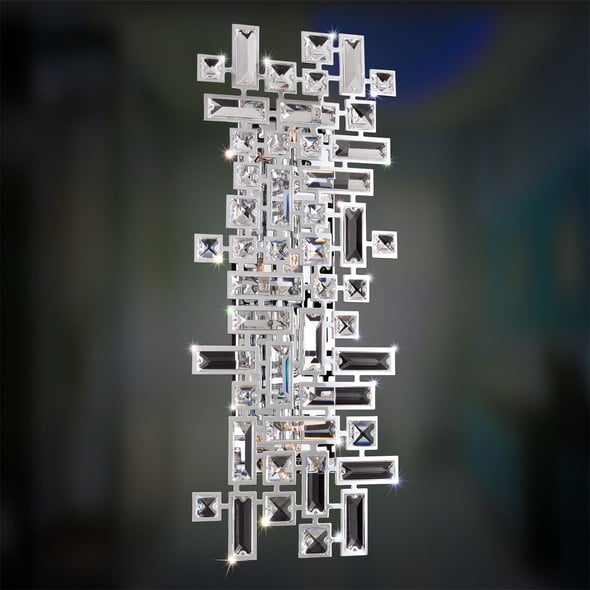Allegri Wall Sconce Wall Sconces Firenze Clear Art Deco