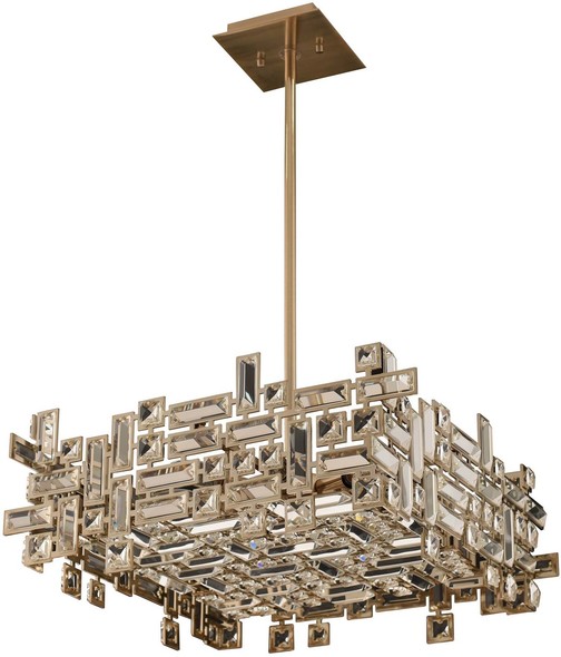 gold lantern light fixture Allegri Pendant Firenze Clear Art Deco