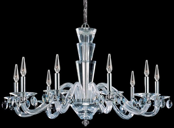led chandelier pendant light Allegri Chandelier Firenze Clear Art Deco