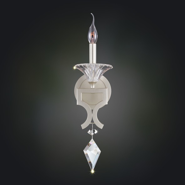 basic wall light fitting Allegri Wall Sconce Firenze Clear Transitional