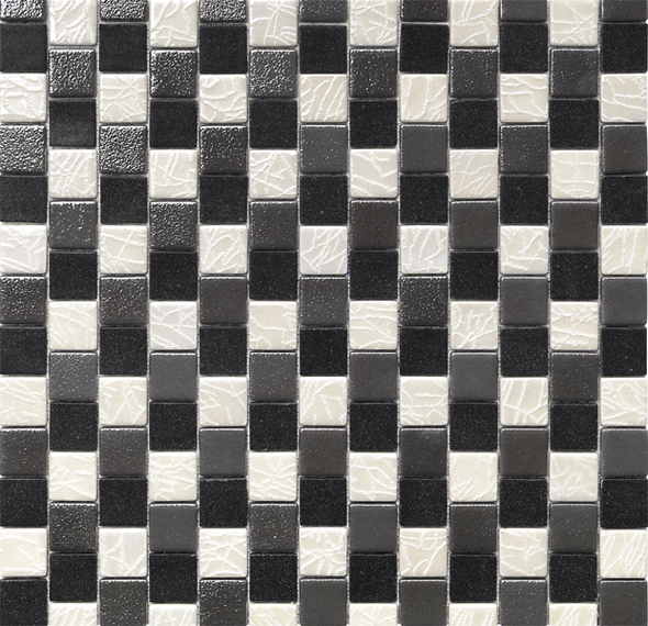 grey mosaic floor tiles Altto Glass