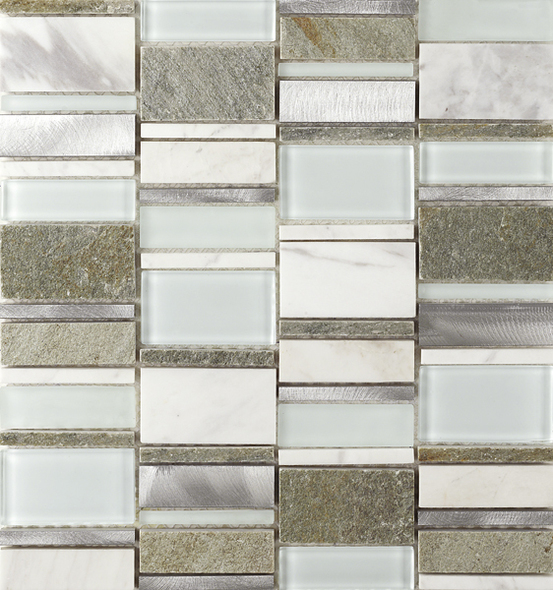 accent wall bathroom tile Altto Glass