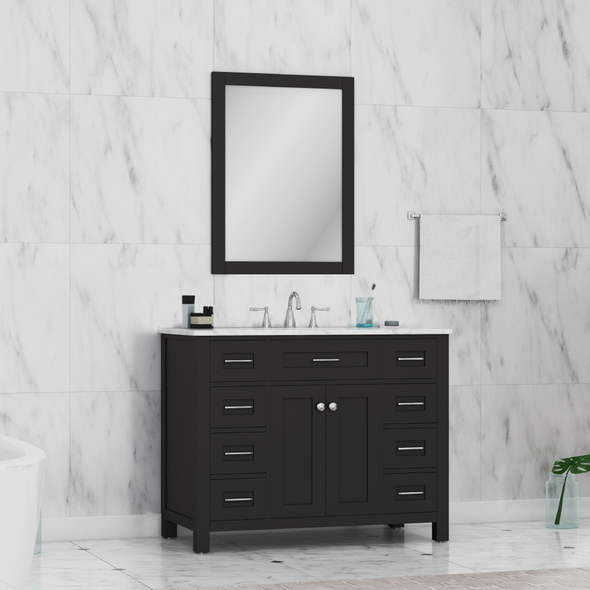 small bathroom vanity Alya Vanity with Top Bathroom Vanities Espresso