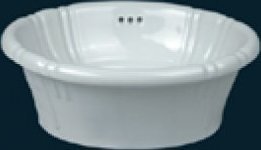 drop in oval sink AmeriSink Bathroom Vanity Sink