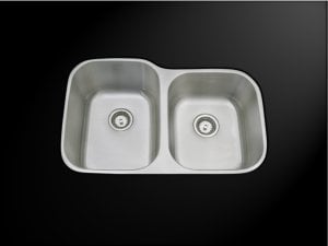 difference between drop in sink and undermount AmeriSink Double Bowl Kitchen Sink
