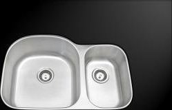 60 40 kitchen sink reviews AmeriSink Double Bowl Kitchen Sink