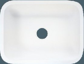 white drop in farmhouse sink AmeriSink Single Bowl Kitchen Sink