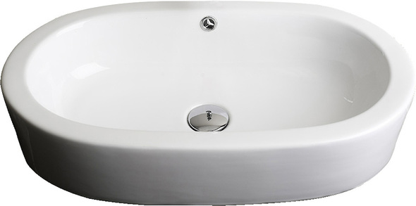  American Imaginations Vessel Set Bathroom Vanity Sinks White Traditional