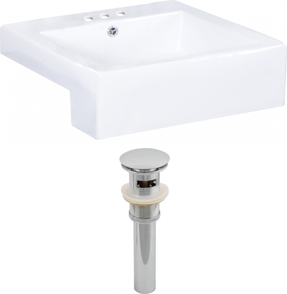 modern vanity sink unit American Imaginations Vessel Set Bathroom Vanity Sinks White Modern