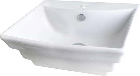 modern floating sink vanity American Imaginations Vessel Set Bathroom Vanity Sinks White Transitional