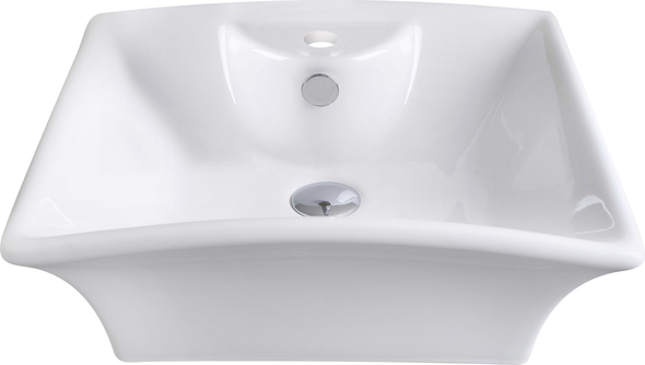 white vanity countertop American Imaginations Vessel Set Bathroom Vanity Sinks White Traditional