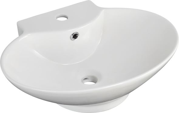 modern vanity sink unit American Imaginations Vessel Set Bathroom Vanity Sinks White Traditional