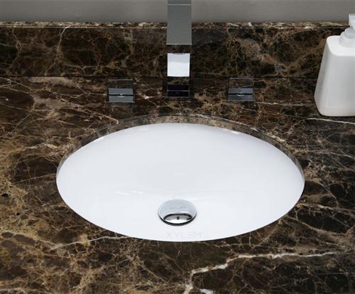 free standing corner sink cabinet American Imaginations Undermount Sink Bathroom Vanity Sinks White Transitional