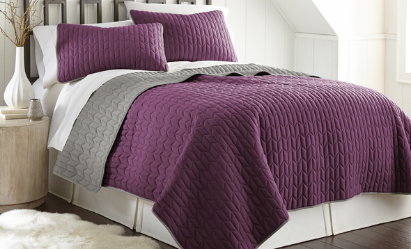 twin quilted bedspread Amrapur